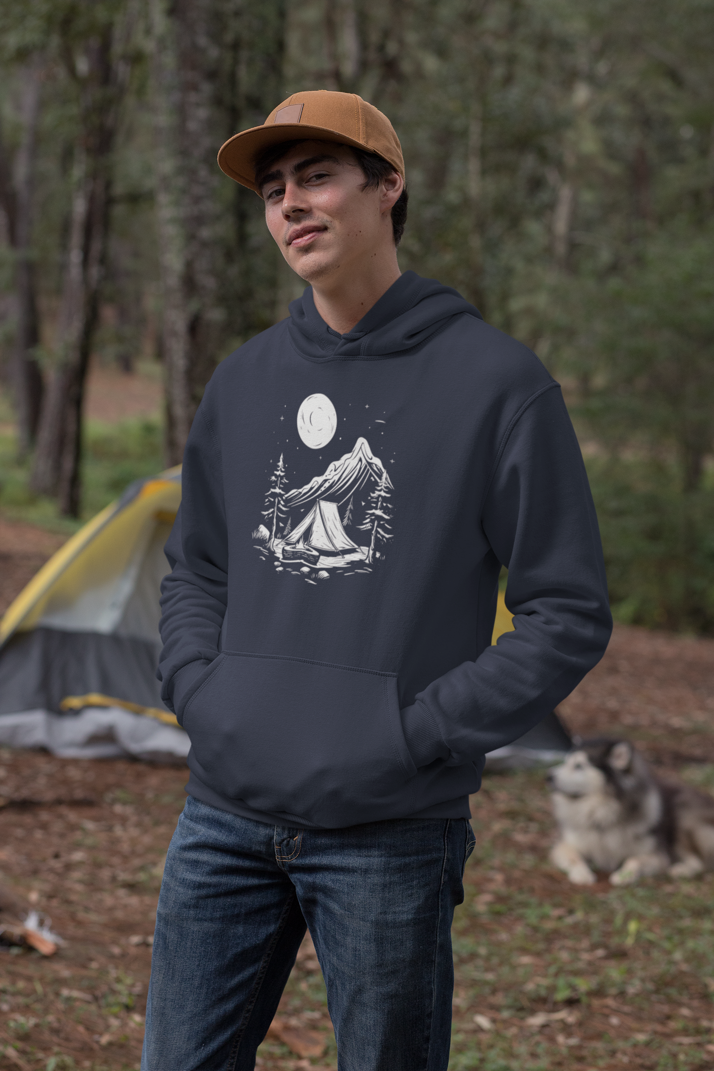 Moonlit Campsite Hoodie